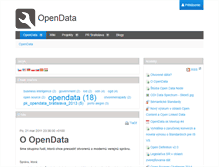 Tablet Screenshot of opendata.sk