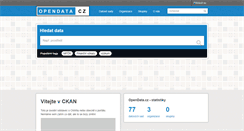 Desktop Screenshot of linked.opendata.cz
